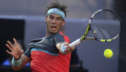 Rafael Nadal, no final contra Dolgopolov.