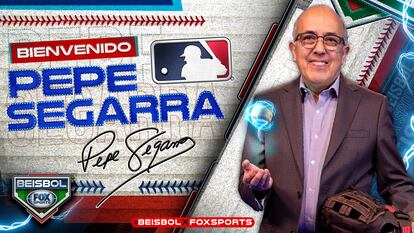 Pepe Segarra en el anuncio de bienvenida de FOX Sports.