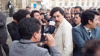 Javier Bardem playing Pablo Escobar in ‘Loving Pablo.’