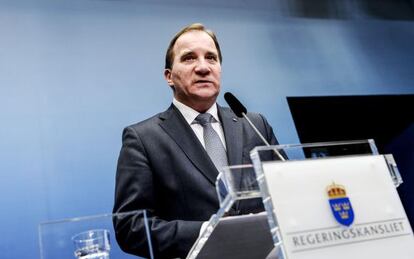 El primer ministro sueco, Stefan Löfven, a principios de diciembre.