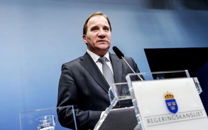 El primer ministro sueco, Stefan L&ouml;fven, a principios de diciembre.