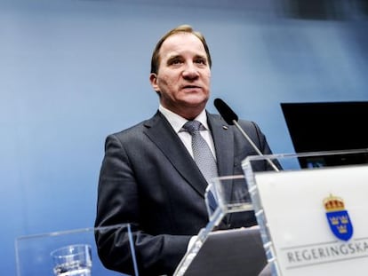 El primer ministro sueco, Stefan L&ouml;fven, a principios de diciembre.