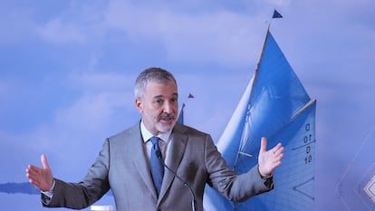El alcalde de Barcelona, Jaume Collboni.
