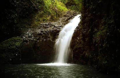 Cascadas en Waimea, en North Shore.