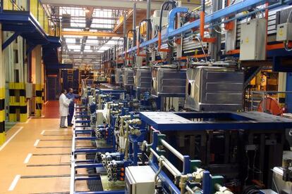 Planta de fabricación de electrodomésticos Fagor, de la Corporación Mondragón.