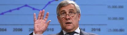 Antonio Tajani, vicepresidente de la Comisión Europea (CE) y responsable de Industria