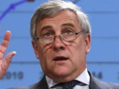 Antonio Tajani, vicepresidente de la Comisión Europea (CE) y responsable de Industria