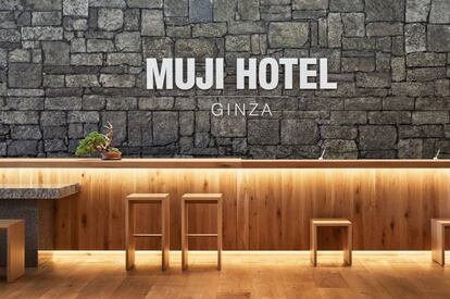Hotel Muji Ginza, en Japón.