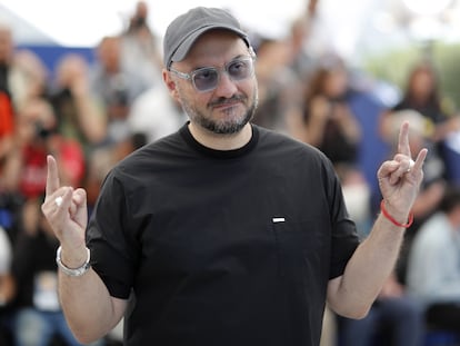 El director Kiril Serébrennikov posa ante los fotógrafos en Cannes este martes.