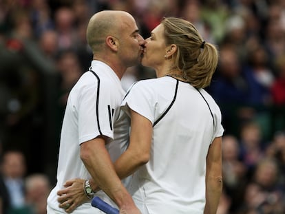 Andre Agassi y Steffi Graf