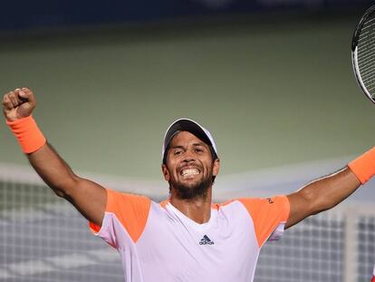 Verdasco celebra su triunfo contra Haase.