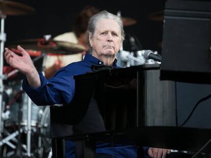 Brian Wilson durante su concierto en el Primavera Sound.