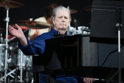 Brian Wilson durante su concierto en el Primavera Sound.