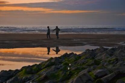 Playa de La Arena, en Bizkaia.