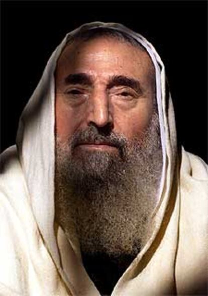 El jeque Ahmed Yassin, líder de Hamás, en el año 2000.