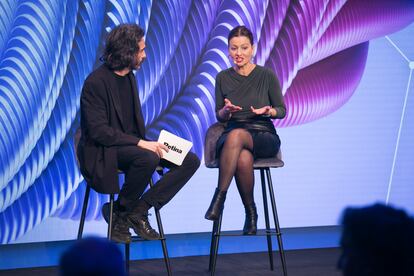 Sira Rego, ministra de Juventud e Infancia del Gobierno de España, entrevistada por García Cantero. 