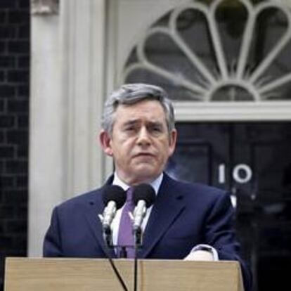 El primer ministro británico, Gordon Brown