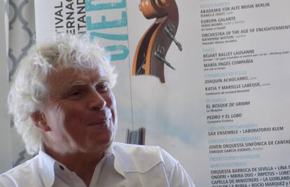 Simon Rattle.