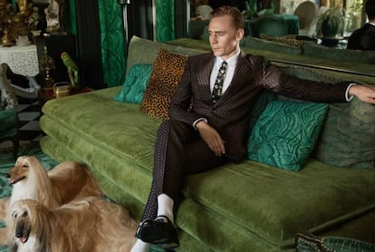 Tom Hiddleston, en una de las im&aacute;genes de la nueva campa&ntilde;a de Gucci.