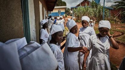 Estudiantes de enfermería en Butembo, República Democrática del Congo.