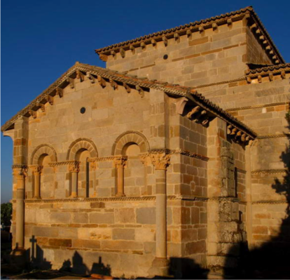 Cabecera rectangular de Santa Marta de Tera (Zamora).