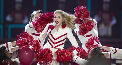 Concierto de Madonna en 2012 el Palau Sant Jordi de Barcelona.