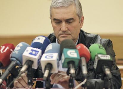 Fernando Blanco durante la rueda de prensa 