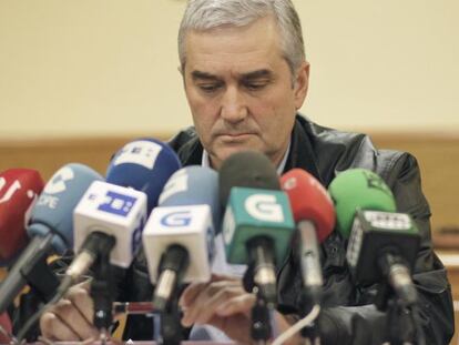 Fernando Blanco durante la rueda de prensa 