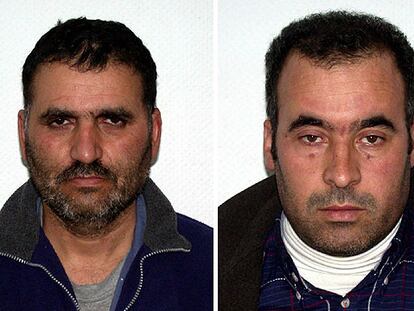 Mohamed Douha (a la izquierda) y Majib Bakkali.