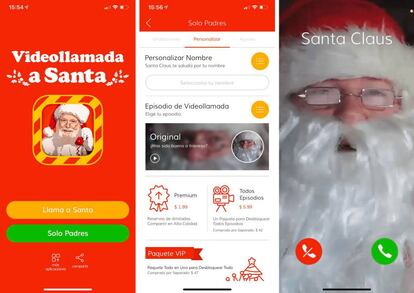 Haz que tus hijos hablen con Santa Claus con el móvil.