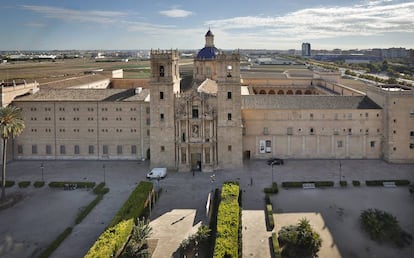 Monasterio de San Miguel de los Reyes, edificio renacentista que aloja la Biblioteca Valenciana.