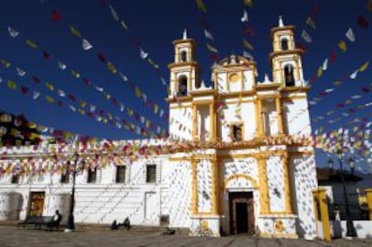 Iglesia del Convento de la Merced, en San Christobal de las Casas (México).