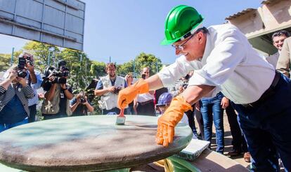 Alckmin, em São José do Rio Preto (SP), em julho.