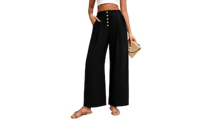 Este pantalón fluido de mujer es el básico de primavera perfecto.
