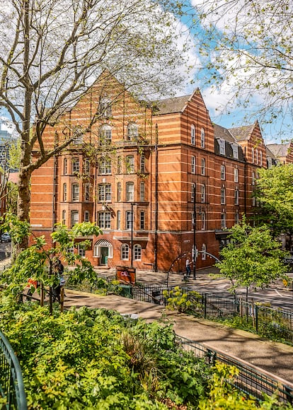 Boundary Estate in London. Built in 1900, it was a pioneering structure in public housing. 

