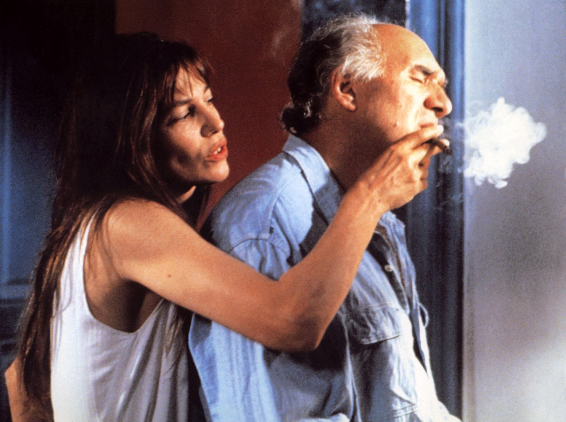 Jane Birkin y Michel Piccoli, en 'La bella mentirosa' (1991), de Jacques Rivette.