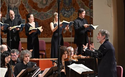 Jordi Savall dirigeix el seu primer 'Oratori de Nadal'.