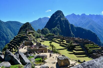 La ciudadela inca de Machu Picchu es el destino final para la mayoría de los que recorren el Valle Sagrado, en Cuzco, Perú.