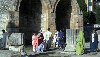 Imatge captada a Tarragona durant les jornades Tarraco Viva.