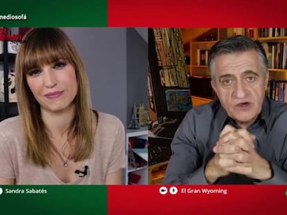 Los presentadores de 'El intermedio' emiten desde sus domicilios.