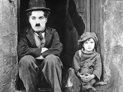 Charles Chaplin e Jackie Coogan estão entre a minoria de atores que aparecem em mais de 100 filmes.