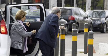 El exsecretario de Presidencia Llu&iacute;s Prenafeta a su llegada a la sede de la Audiencia Nacional este martes.