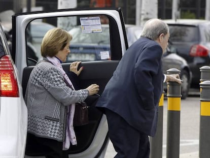 El exsecretario de Presidencia Llu&iacute;s Prenafeta a su llegada a la sede de la Audiencia Nacional este martes.