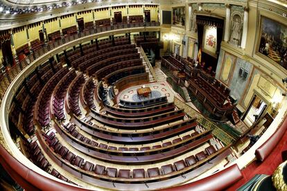 Salón de Plenos del Congreso de los Diputados.