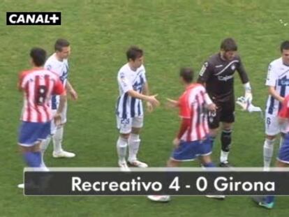 Recreativo 4 - Girona 0