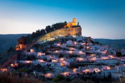 Vista del pueblo de Montefrío, en Granada.