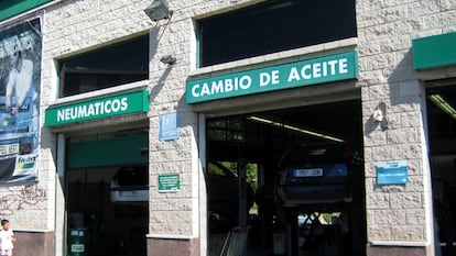Taller de vehículos.