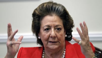 La alcaldesa de Valencia, Rita Barberá.