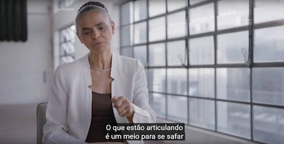 Marina Silva no programa eleitoral da Rede.