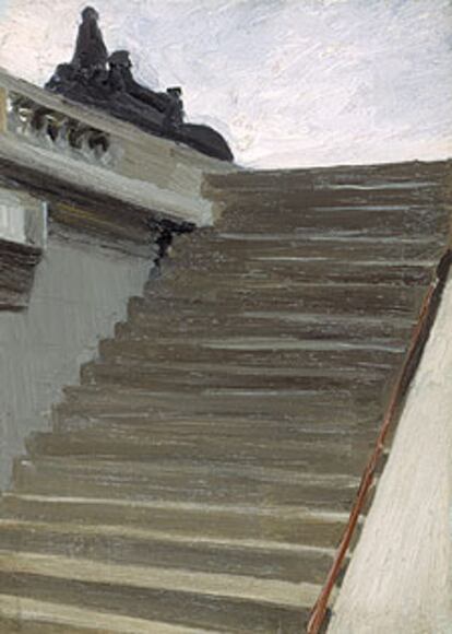 <i>Escalones en París</i> (1906), de Edward Hopper.